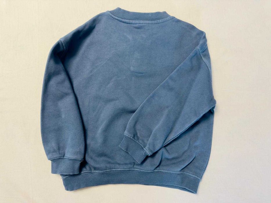 Bluza din bumbac bleumarin baieti Zara