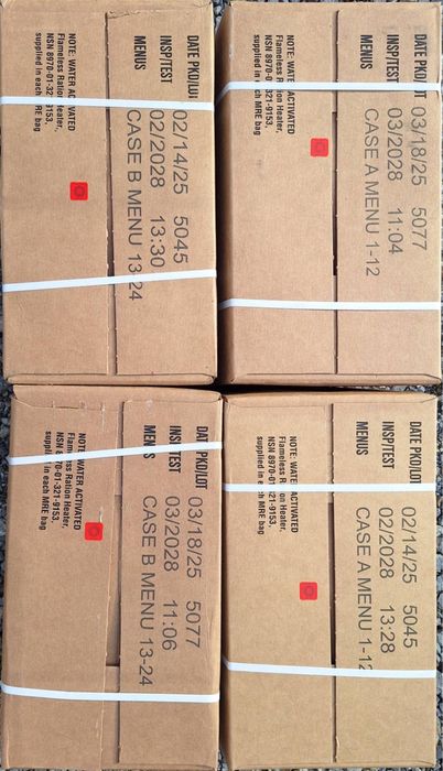 Дата:2025 MRE-Вакумирана Американска военна храна