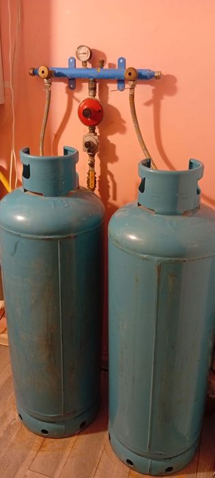 2 butelii 80L gpl +centralina pentru 2 butelii echipata