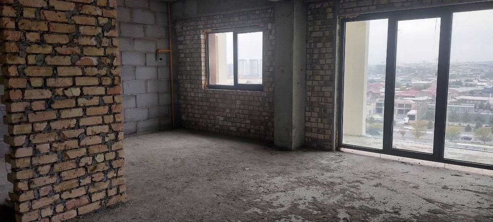 Yu  2х комнатная 53м2 квартира коробка Сергели маш базар