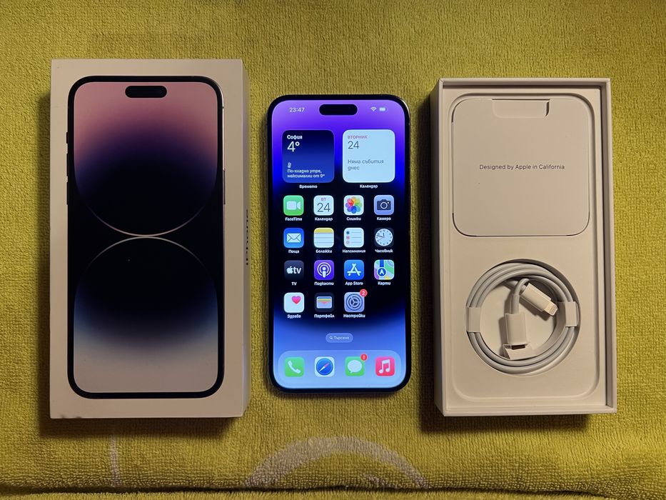 iPhone 14 Pro Max 512GB  Deep Purple - Като Нов