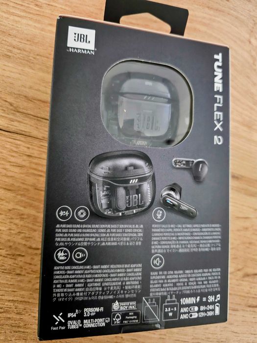Casti in-ear JBL Tune Flex 2 Ghost