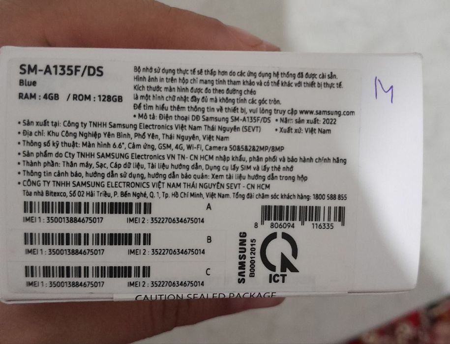 Samsung galaxy a13 4/128 garantiyasi bor