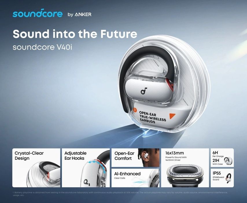 Anker soundcore v40i Беспроводные Наушники
