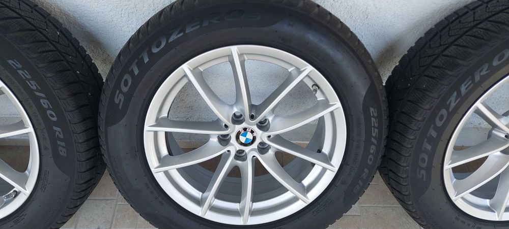 Jante cu anvelope de 18 inch Originale BMW X3 G01, X4 G02, 225/60R18