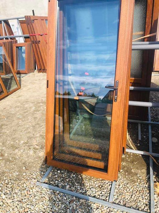 termopan usi pvc stejar auriu noi diferite modele