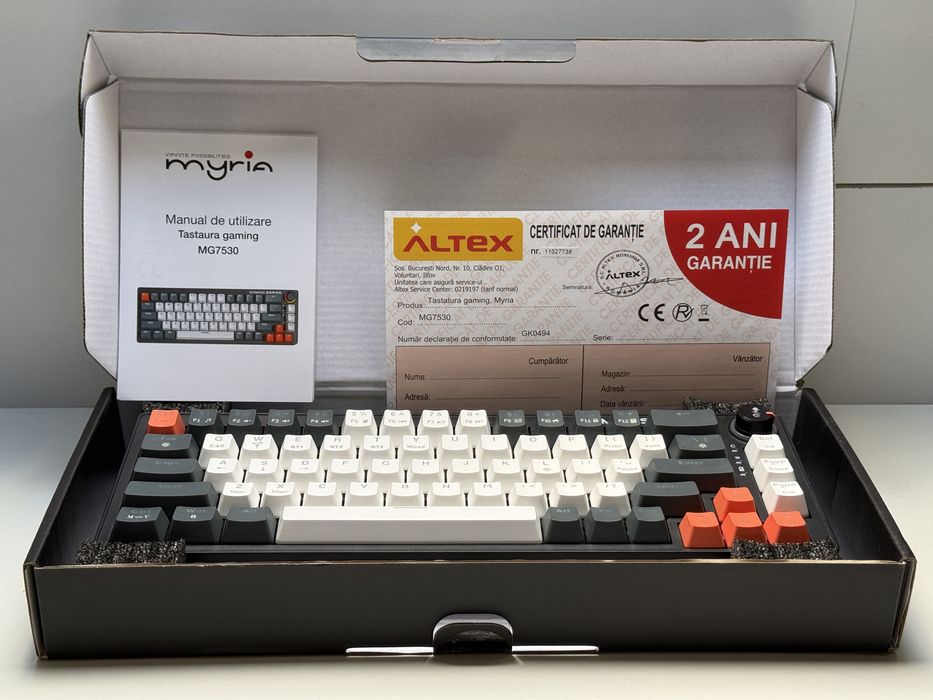 Tastatură Gaming Mecanică MYRIA MG7530 Wireless + Bluetooth + USB