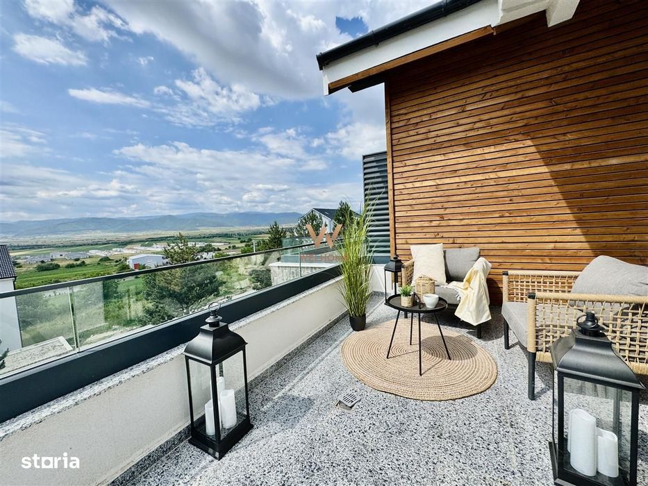 Penthouse 4 camere, intabulat, mobilat si utilat - clasa en. A