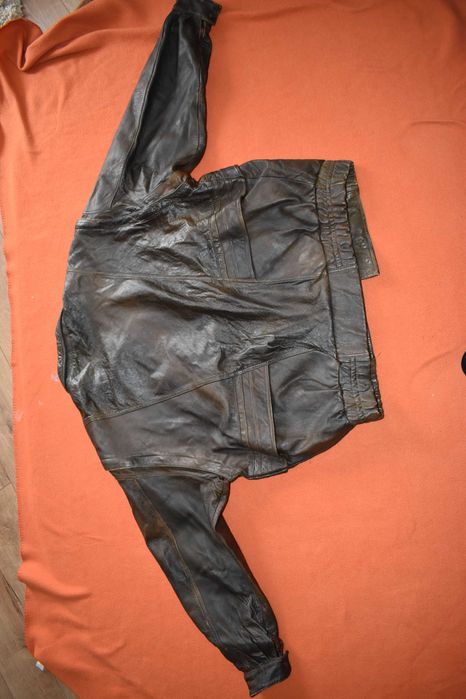 Geaca din piele pentru barbati cu maneci detasabile