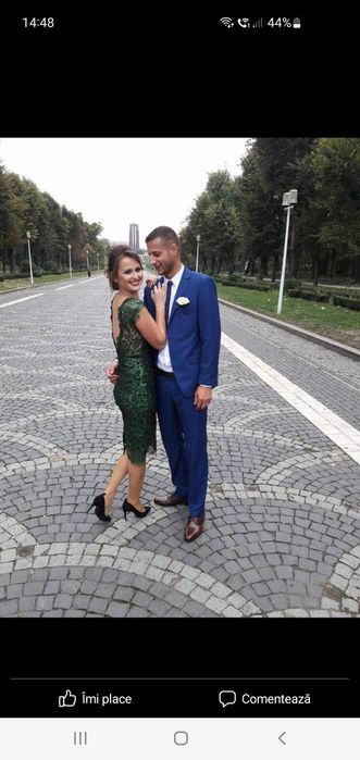 Rochie miss grey ,marimea 40 ,decoltata pe.spate