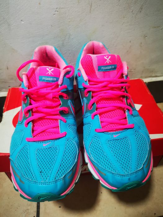 Nike Pegasus 28 Blue Fury/ hyper pink