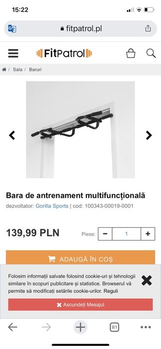 Bara de tractiuni multifunctionala nou sigilata germany 200 kg.70 ron