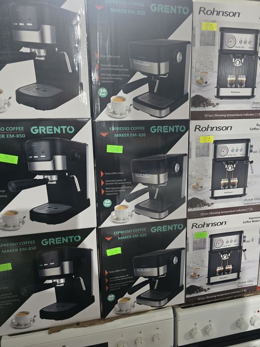 Нова еспресо слим кафе машина Grento 15 bar