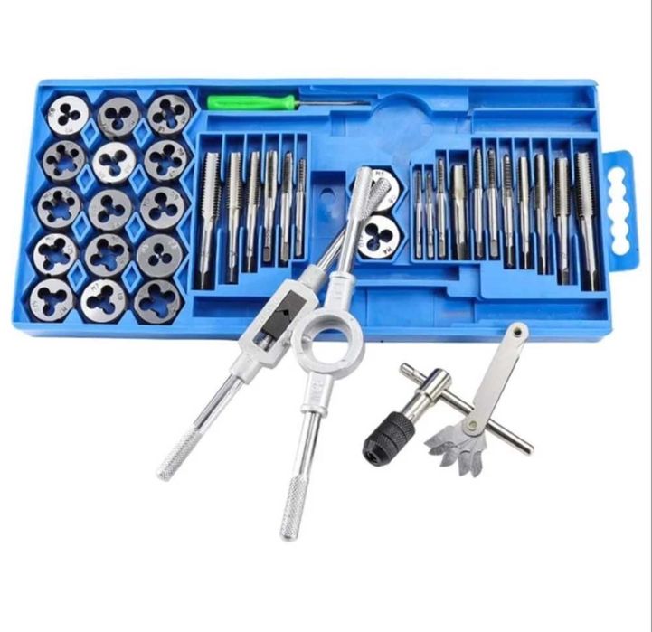 Kомплект плашки и метчици 40 части STAHLMAYER