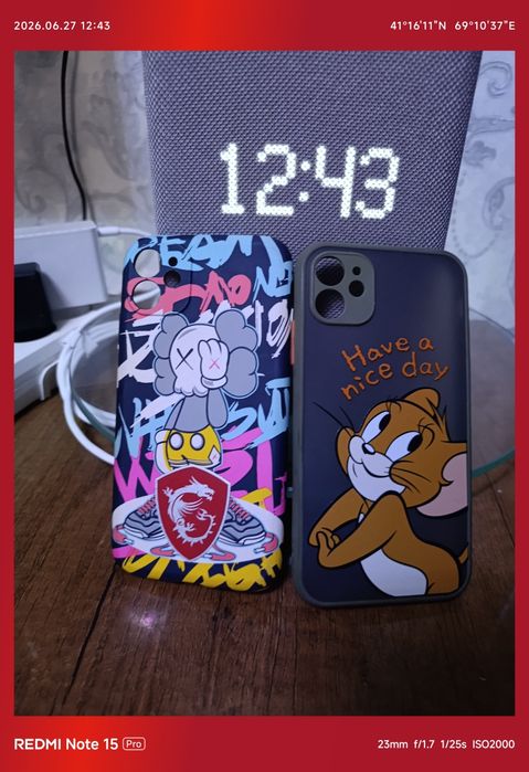 Iphone 11dan 15pro max gacha chexolla xolati ideal