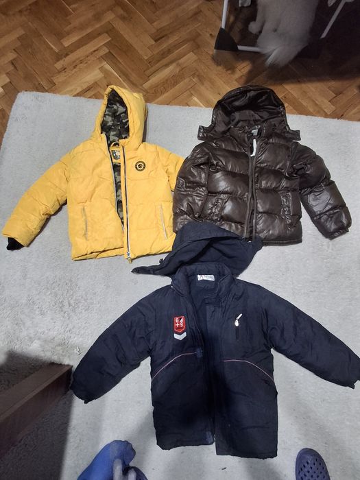 Лот Зимни и преходни якета за момче