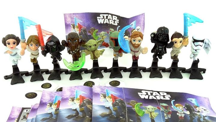 Kinder Star Wars  ( Звездные войны) Фуловый коллекция