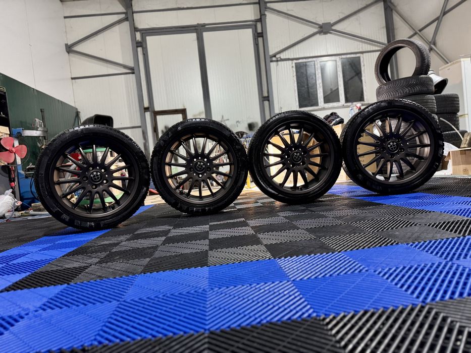 Jante BMW + Anvelope Iarna Continental R18 / Roti
