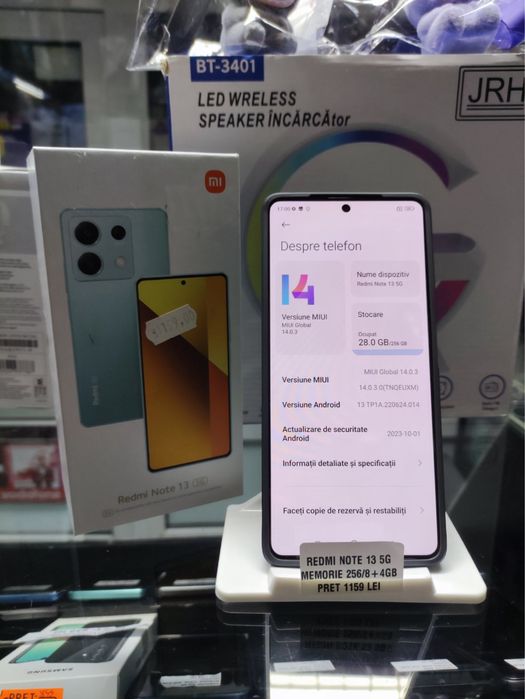 telefon Redmi NOTE 13 5g  256 cu 12 gb ram