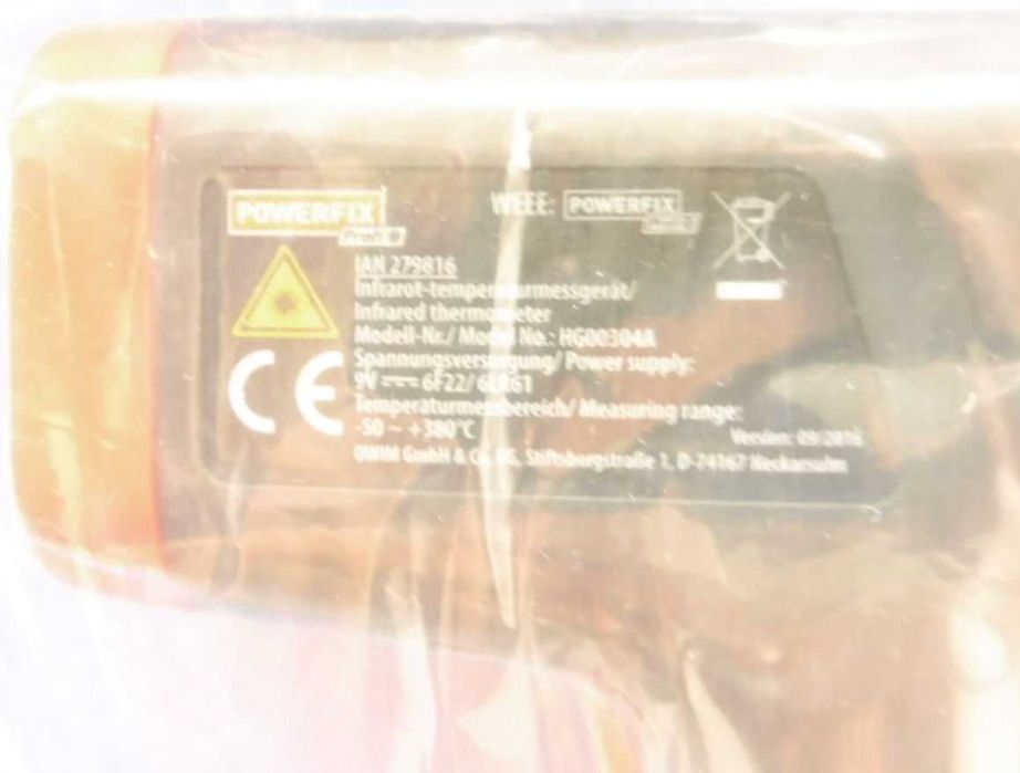 Инфрачервен термометър / термограф, лазерен, безконтактен