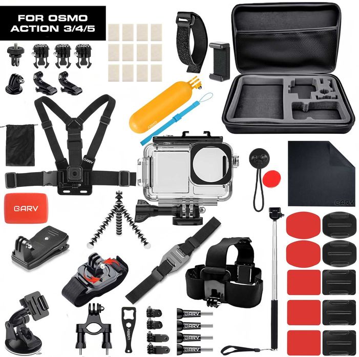Комплект Аксесоари - DJI Osmo Action 3/4/5 - GARV Content Creator 3