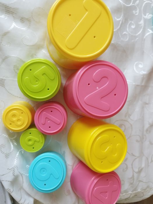 Образователна Игра Кула за учене на цифри и координация. Плюс Подарък