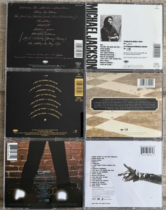 Pachet 10 cd-uri Michael Jackson/Rebbie Jackson/La Toya Jackson