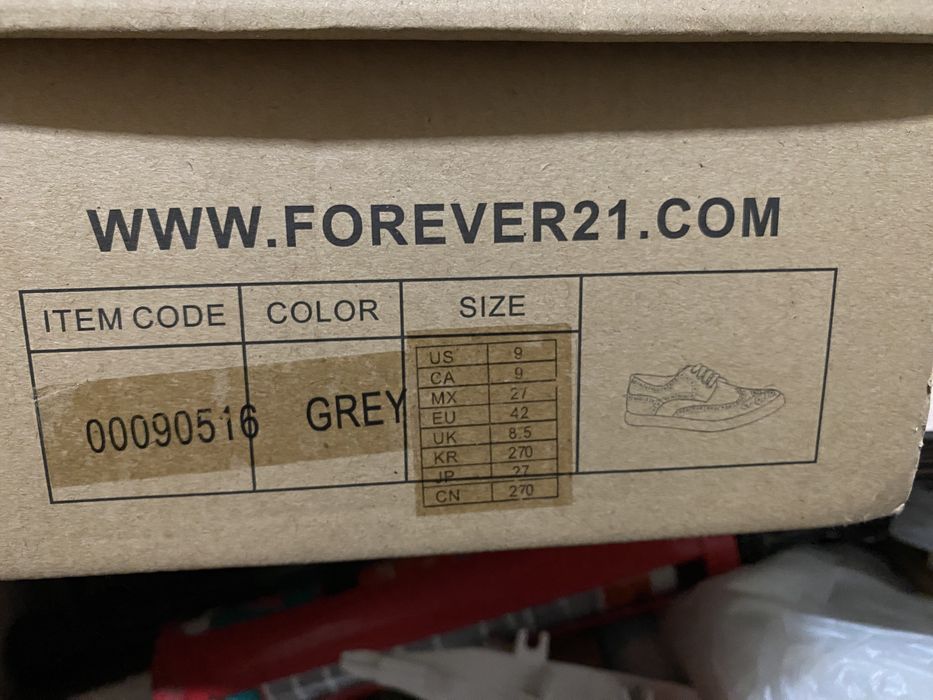 Обувь FOREVER 21 кеды Оксфорд