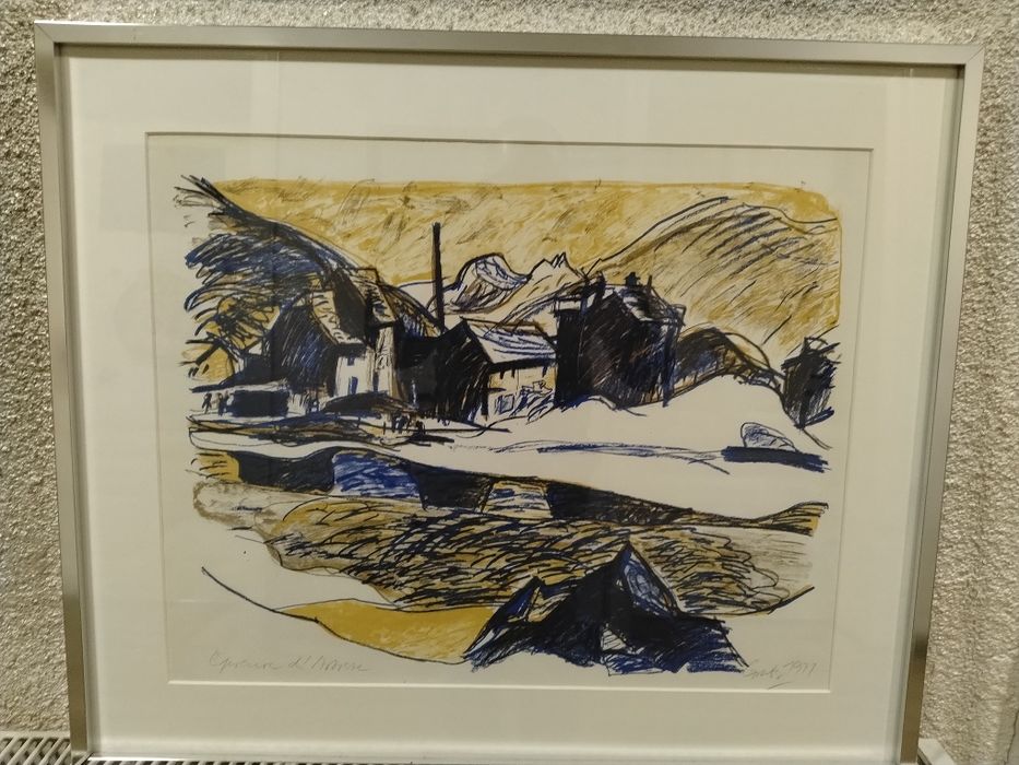 Литография на Hannes Gruber 1971г