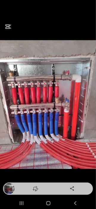 тёплый пол + печки 3 контр