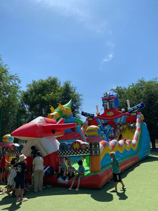 Шымкенттегі ең үлкен батут