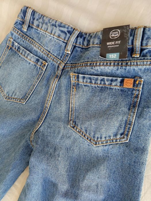 Blugi jeans fetita 152 Cool Club Wide Fit NOI cu eticheta pantaloni largi