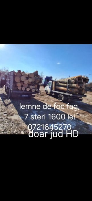 Lemne de foc de esenta tare fag 7 steri 1600 lei.0721645270
