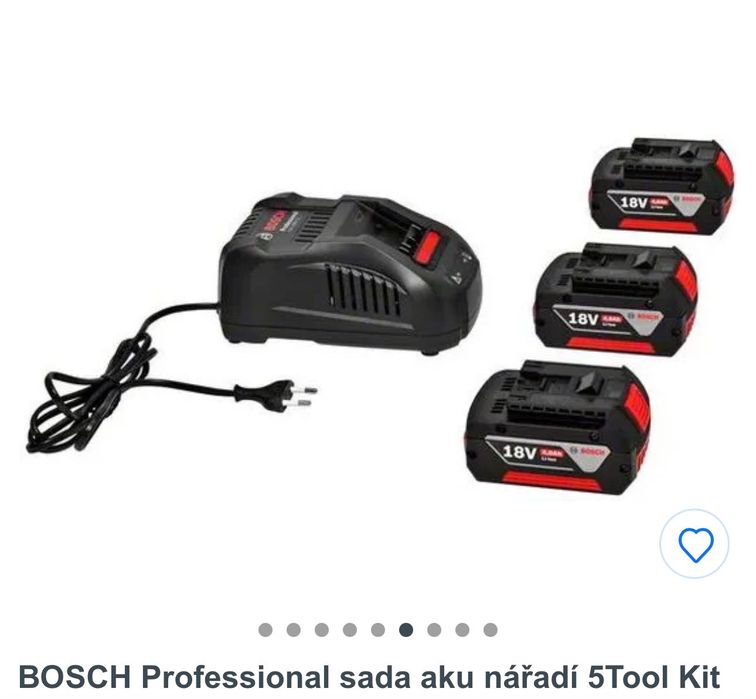 Bosch professional 5 set kit tools 18v
