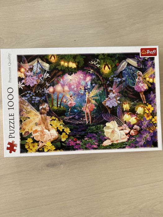 Vand Puzzle Trefl 1000 piese nou cu zâne