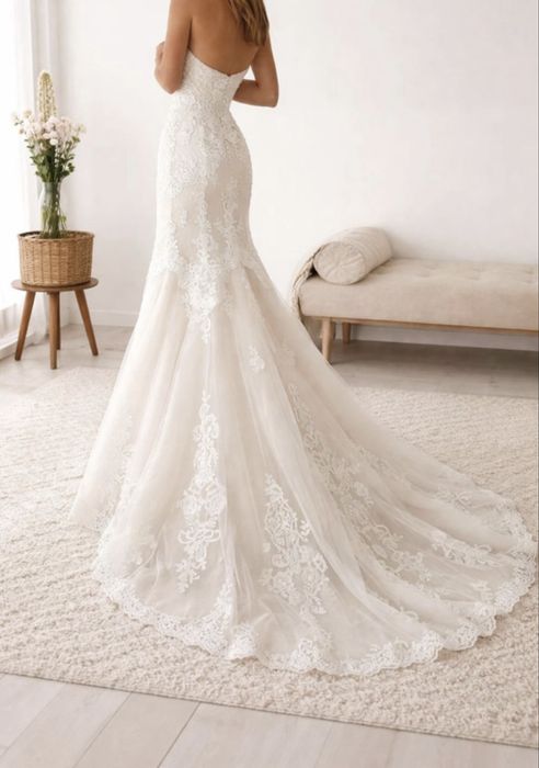 Rochie de mireasa, tip sirena