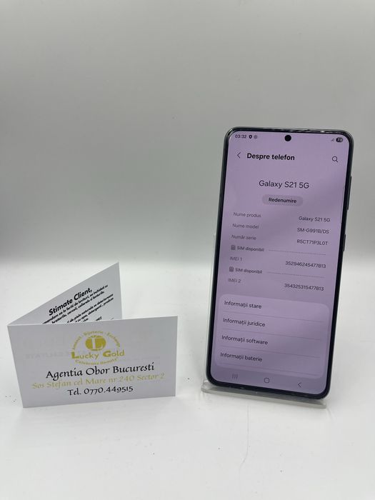 Samsung S21 128GB/8GB RAM FACTURA/GARANTIE #52165