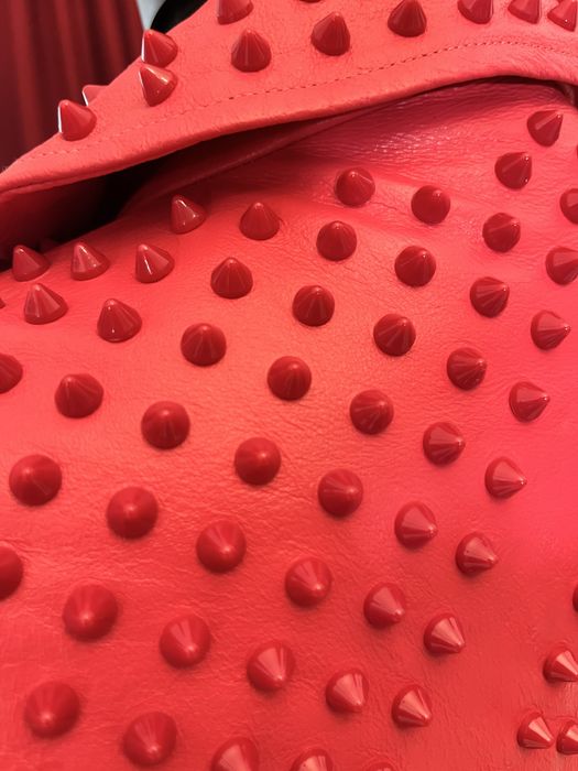 Geaca Biker din piele naturala si tinte marime s/m