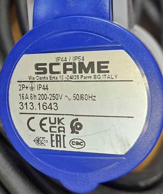 Захранващ кабел за каравана кемпер 10м CEE Schuko