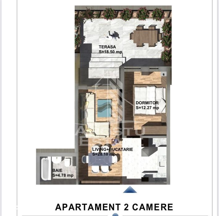 Apartamente de vanzare cu 2 camere, predare la cheie, Torontalului