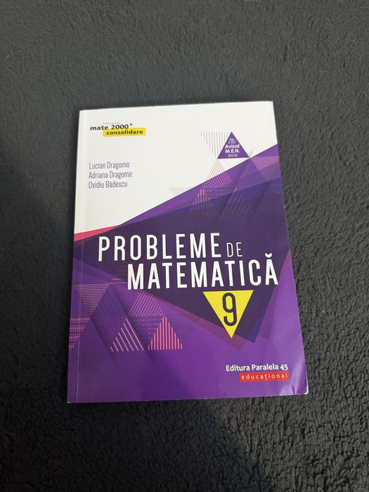 Culegere probleme matematica clasa a 9 a