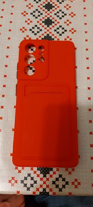 Samsung Galaxy S23 Ultra - кейс, червен