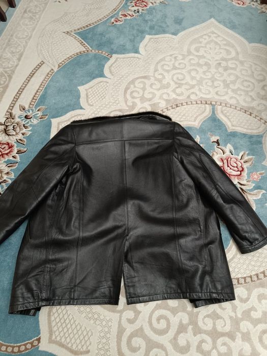 Кожаная дубленка