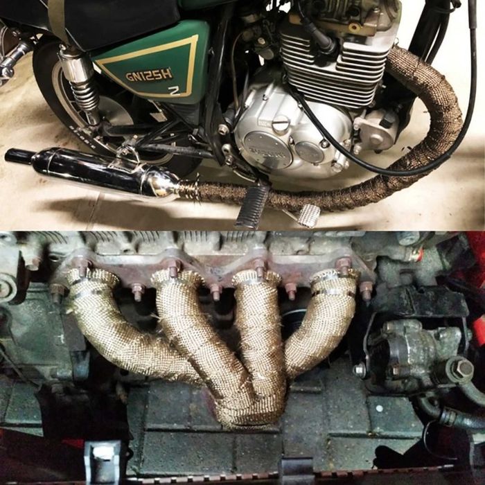 Rola banda termica pentru galerii, esapament auto/moto 5cmx10m