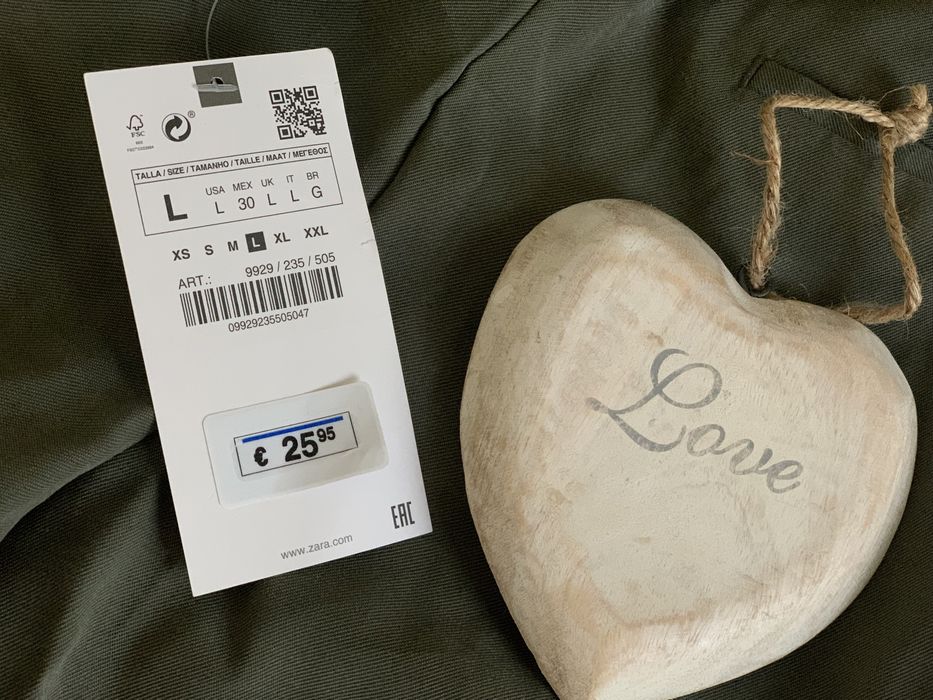 Панталон зелен на Zara