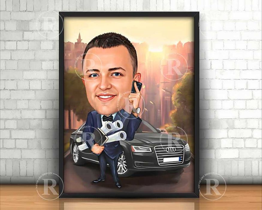 Карикатура подарък за колега / колежка