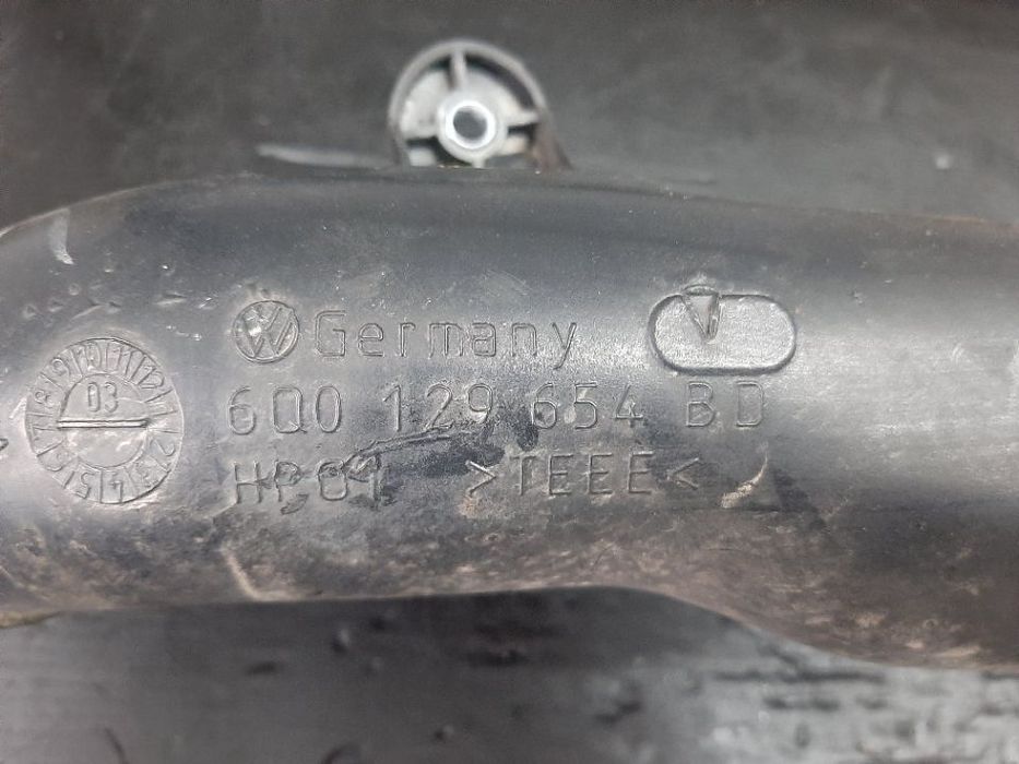 tubulatura turbo intercooler 1.4 tdi  vw polo 9n seat ibiza skoda fabia cordoba 6q0129654bd