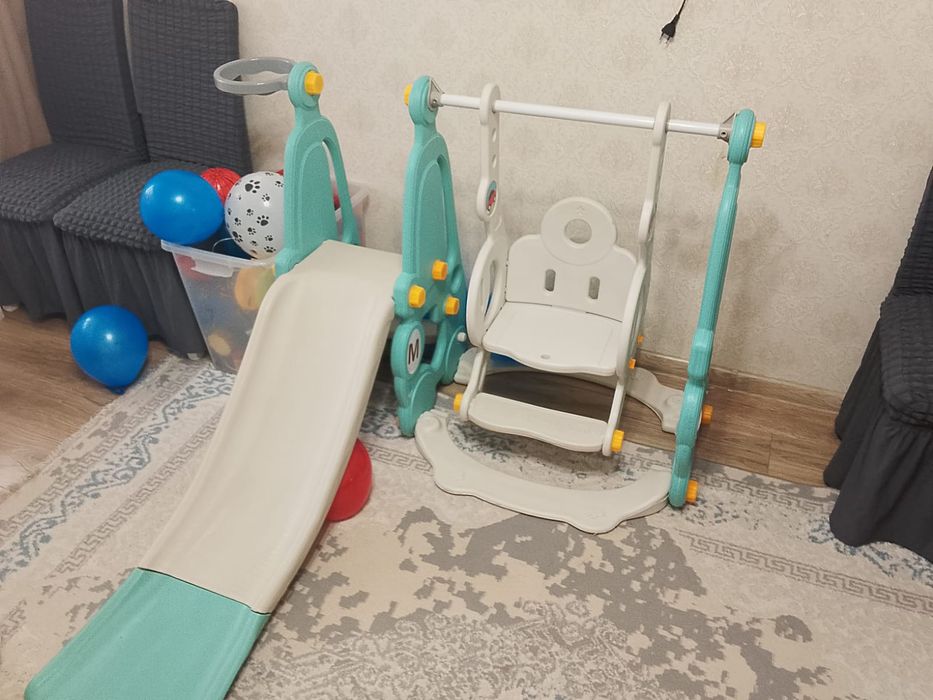 Продам Качели + горка