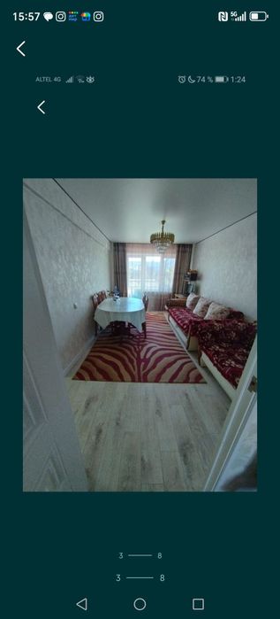 Сдаётся 2 х комнатная квартира