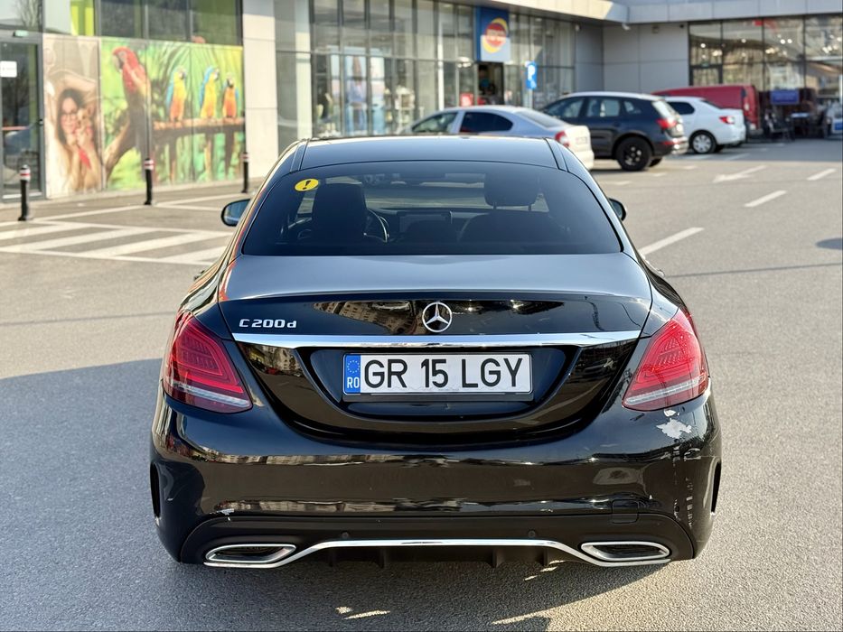 Mercedes-Benz C200d, pret fix 2020, Pachet AMG Interior-Exterior